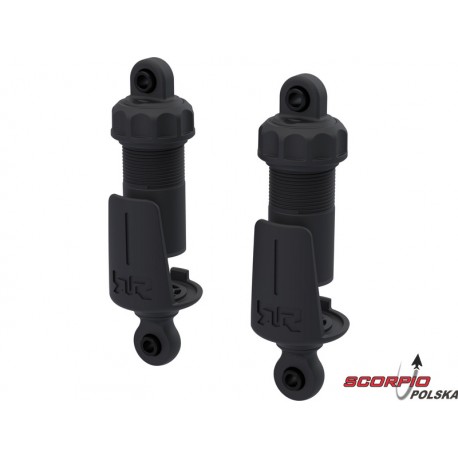 Arrma Amortyzator 11X70 Mm, Tłok 2X1,3 Mm, Olej 2000 Cst, Czarny Z Ogranicznikiem (2)