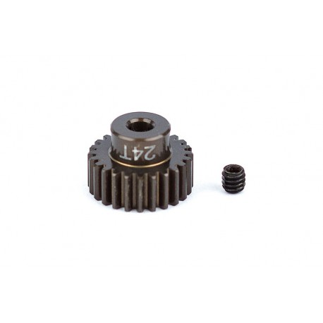 1342 - Ft Aluminum Pinion Gear, 24T 48P, 1/8 Shaft - Team Associated