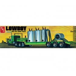 Model plastikowy - Ciężarówka Lowboy Trailer - AMT