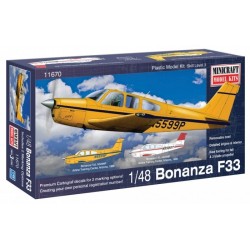 Model plastikowy - Samolot Bonanza F-33 Straight Tail - Minicraft