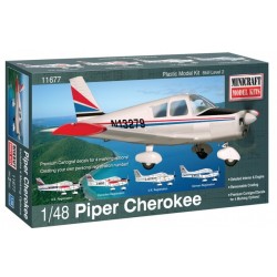 Model plastikowy -  Samolot Piper Cherokee - Minicraft