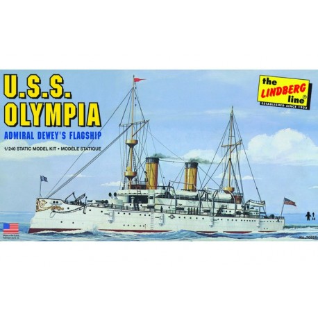 Model plastikowy Lindberg - USS Olympia Battleship