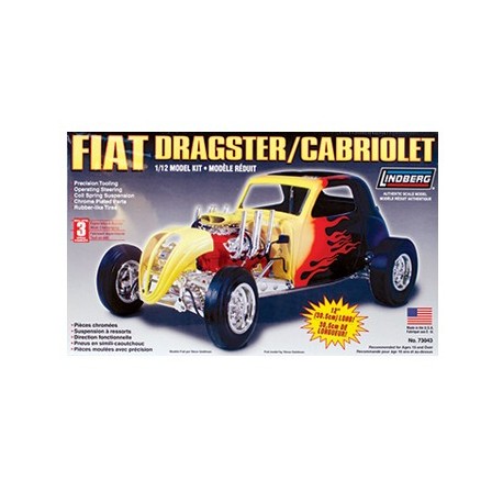 Model plastikowy - Fiat Dragster - Lindberg