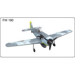Focke-Wulf FW-190 KIT - Samolot FlyFly Hobby (+śmigło)