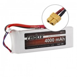 Redox 4000 mAh 7,4V 30C - pakiet LiPo