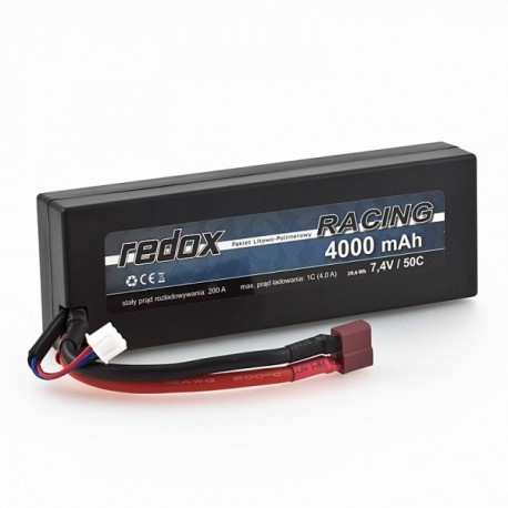 Redox 4000 mAh 7,4V 50C Hardcase - pakiet LiPo