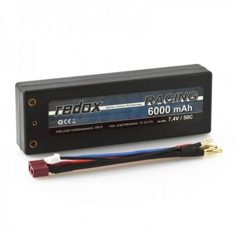 Redox 6000 mAh 7,4V 50C Hardcase - pakiet LiPo