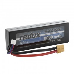 Redox 8000 mAh 7,4V 50C Hardcase - pakiet LiPo