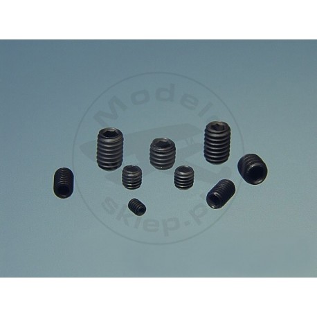 Śruba imbusowa M4 x 6 mm (10 szt.) - MP-JET