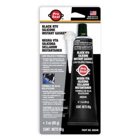 Pro Seal - Czarny klej silikonowy do natychmiastowego uszczelniania RTV 3 oz (85g) - ZAP