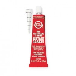 Pro Seal - Czerwony klej silikonowy do natychmiastowego uszczelniania RTV 3 oz (85g) - ZAP