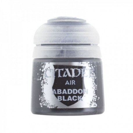 Farba - Citadel Air 28-15 - Abaddon Black (12 ml) - Warhammer