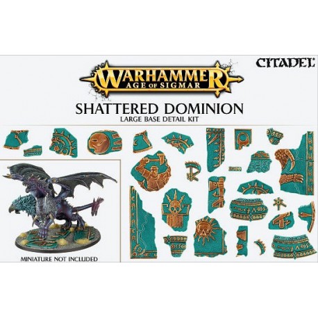 Zestaw detali do dużych podstawek - Shattered Dominion (54 detale) - Warhammer Age of Sigmar