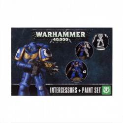 Zestaw farbek i figurek Citadel - Intercessors Paint Set 60-11 - Warhammer 40000