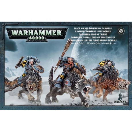 Figurki - Space Wolves Thunderwolf Cavalry (3 szt.) - Warhammer 40000
