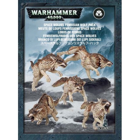 Figurki - Space Wolves Fenrisian Wolf Pack (5 szt.) - Warhammer 40000