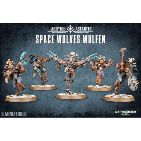 Figurki - Space Wolves Wulfen (5 szt.) - Warhammer 40k
