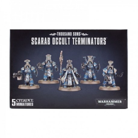 Figurki - Thousand Sons Scarab Occult Terminators (5 szt.) - Warhammer 40000 (WYPRZEDAŻ)