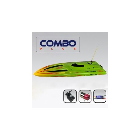 Łódź elektryczna Outlaw JR OBL Combo Plus ARTR (zielona) - Thunder Tiger