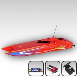 Łódź elektryczna Madcat OBL Combo Plus ARTR (czerwona) - Thunder Tiger