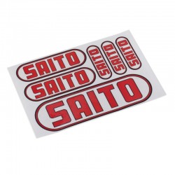 Saito - Arkusz Naklejek (Czerwone, Przezroczyste)