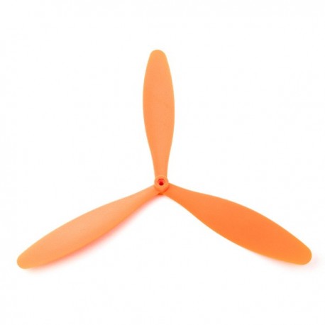 Śmigło GWS trójłopatowe 9x7 (pomarańczowe)
