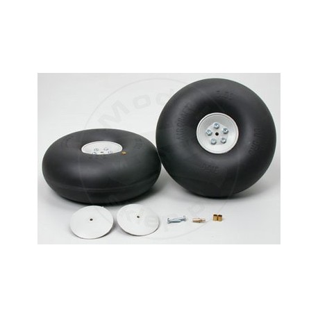 Koło gumowe dmuchane 140 mm (2 szt.) - DU-BRO [ 550RV]