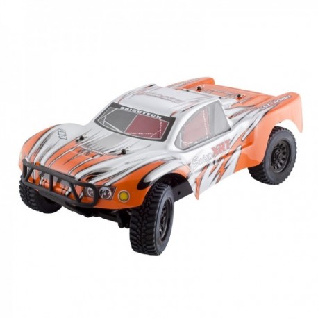 Auto elektryczne SHORT COURSE 1:10 Off-Road (srebrno-pomarańczowy) - zestaw SW - SST